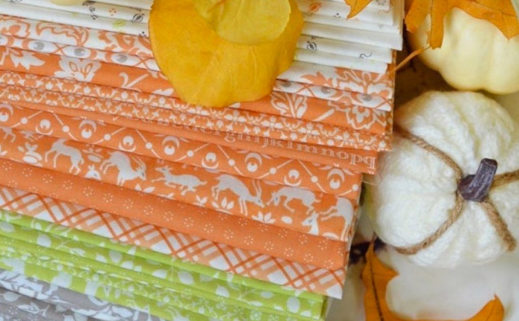 for Moda Jelly Roll by Fig Tree & Co Pumpkins Blossoms