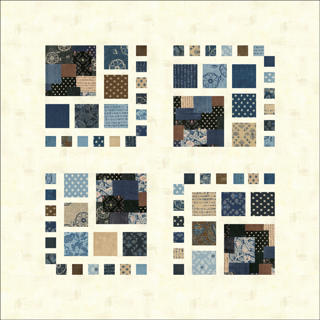 Windows fabric from the Yukata Fabric Collection