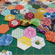 English Paper Piecing - basting, stitches and project ideas